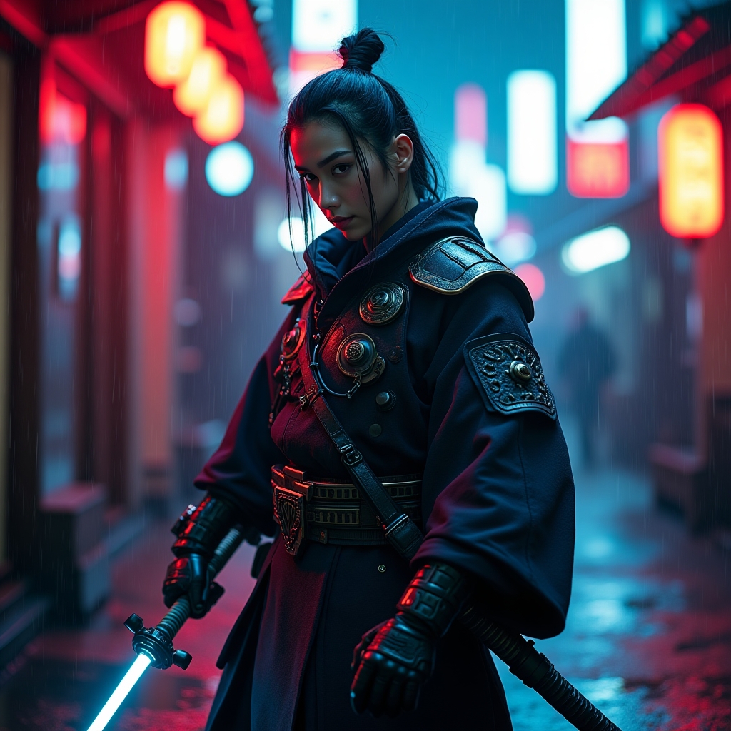 Cyberpunk ronin