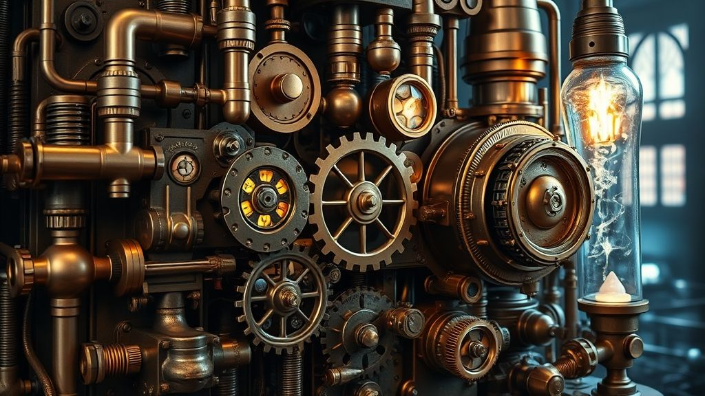 Steampunk machine